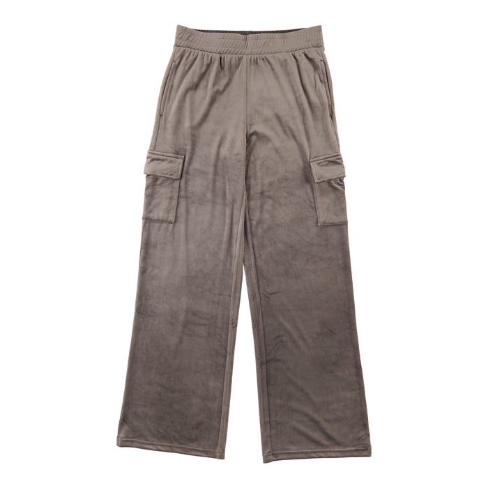 mySTYLE Women's Velour Cargo Pull-On Pants