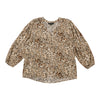 lily morgan Women's Printed Pintuck Blouse