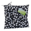 Printed Tufted Outdoor Chair Pad with Ties, 15-in x 15-in.
