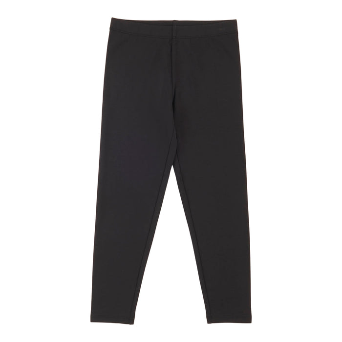 Legging de couleur unie MONKEY BARS pour toutes-petites, noir