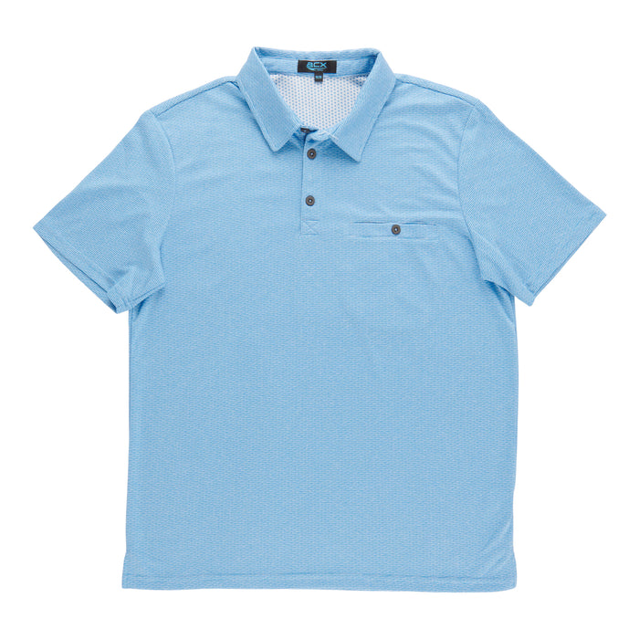 ACX Active Men's Two-Tone Jacquard Polo