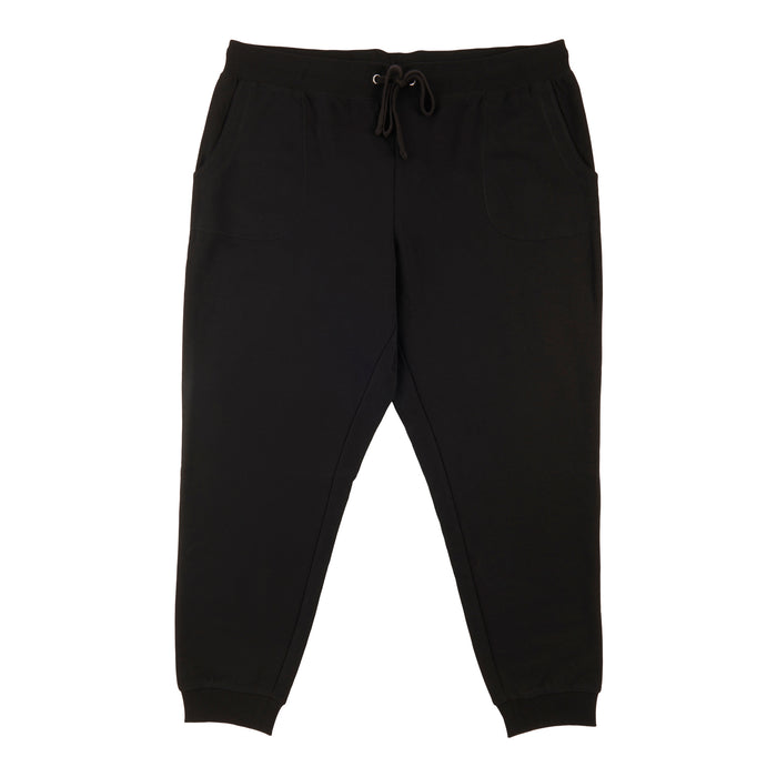 mySTYLE Women's Plus Pork Pocket Joggers, Black