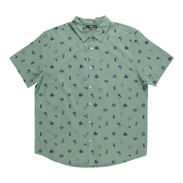 Mountain Ridge Men's Coastal Escape Printed Short Sleeve Shirt