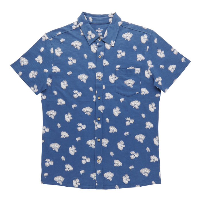 Mountain Ridge Men's Printed Knit Button-Up Shirt