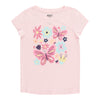 MONKEY BARS Toddler Girls' Rainbow Fun Printed Short Sleeve T-Shirt