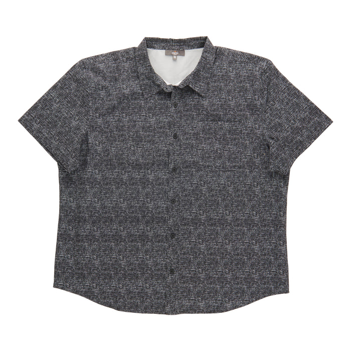 Mountain Ridge Big Guy Printed Performance Button-Up Shirt