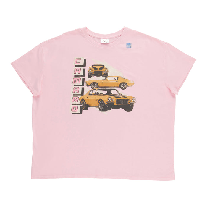 Tee-shirt « Boyfriend Car's » taille plus sous licence pour femmes