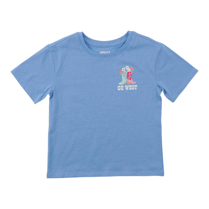 MONKEY BARS Toddler Girls' Day Dreamer Chest Print T-Shirt
