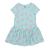 MONKEY BARS Toddler Girls' Rainbow Fun Printed Short Sleeve Dress