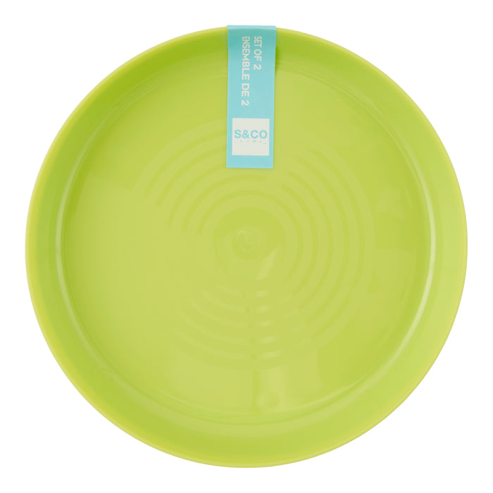Assiettes à salade en plastique, 7 po