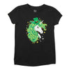 Girls' Novelty Printed Short Sleeve T-Shirt