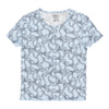 BELLA & BIRDIE Girls' Day Dreamer Ribbed Short Sleeve Top