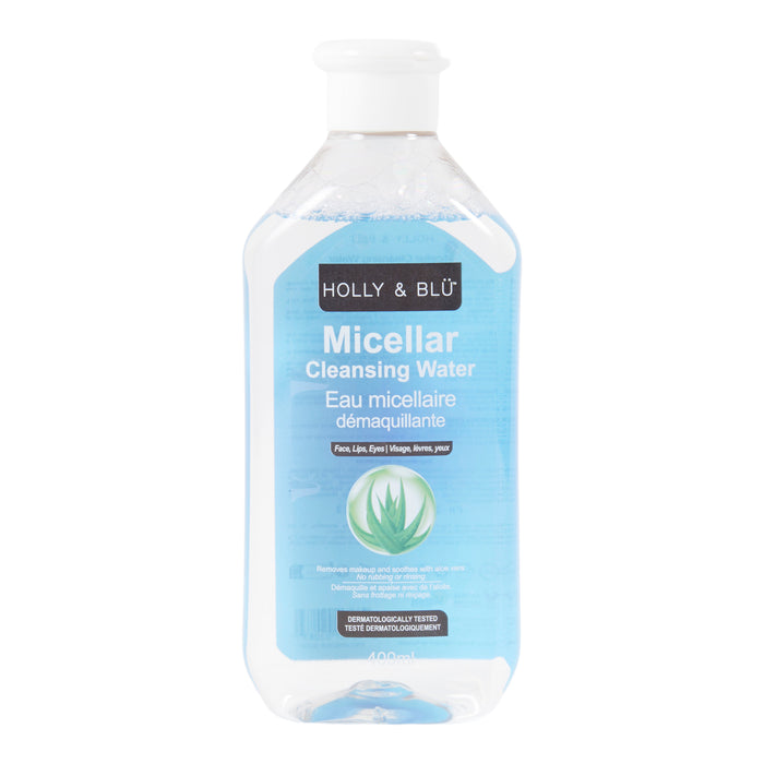 Eau micellaire nettoyante Holly & Blu, 400 ml