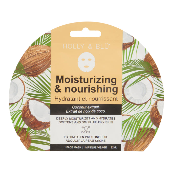 Holly & Blu Face Mask, Coconut