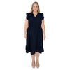 Robe froissée taille plus pour femmes