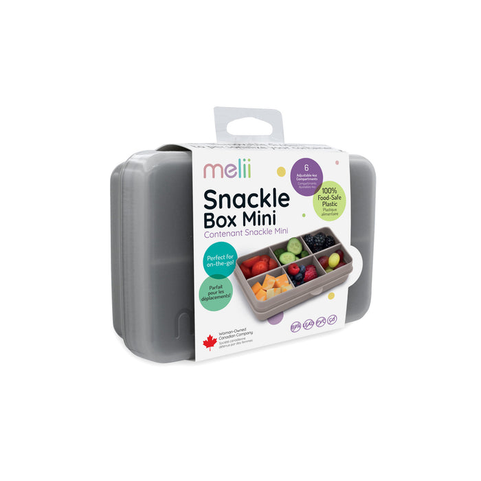 Mini contenant à collation Snackle, gris