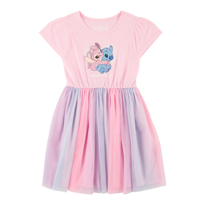 Toddler Girls' Licensed Stitch Printed Tutu Dress