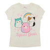 Licensed Girls' Squishmallows Printed Short Sleeve T-Shirt