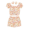 BELLA & BIRDIE Girls' Day Dreamer Top and Shorts Set, 3-Piece