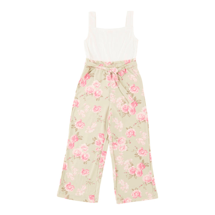 MONKEY BARS Toddler Girls' Rainbow Fun Printed Jumpsuit