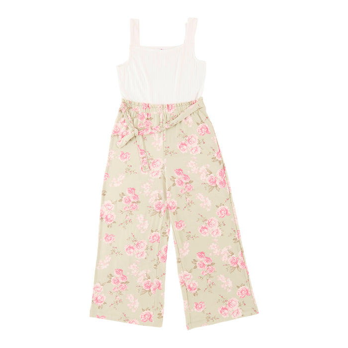Combinaison-pantalon à imprimé Vive l’arc-en-ciel BELLA & BIRDIE pour filles