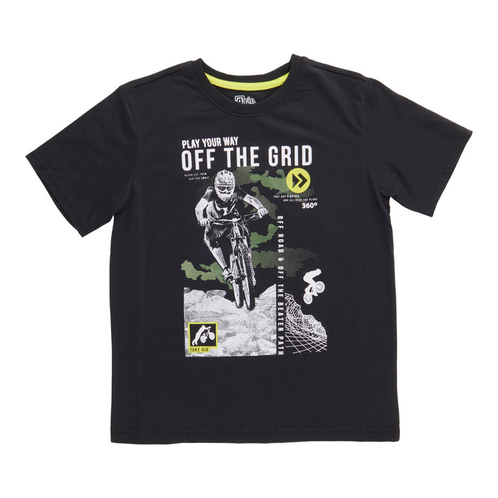 T-shirt imprimé à manches courtes pour garçons