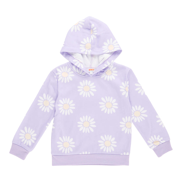 MONKEY BARS Toddler Girls' Rainbow Fun Popover Fleece Hoodie