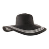 Women's Striped Floppy Straw Hat