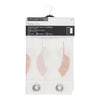 Rideau diaphane brodé avec œillets HomeStyles, 54 po x 84 po