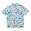 Chemise imprimée en tricot à manches courtes Vagues fraîches MONKEY BARS pour tout-petits
