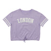 BELLA & BIRDIE Girls' Rainbow Fun Varsity Short Sleeve T-Shirt