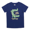 T-shirt imprimé à manches courtes Vagues fraîches MONKEY BARS pour tout-petits