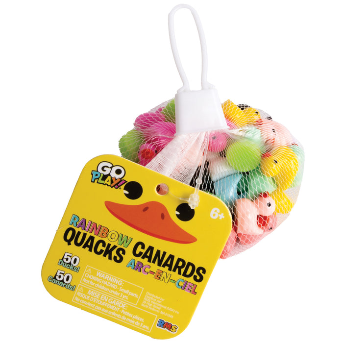 Rainbow Quacks Ducks, 50 Piece