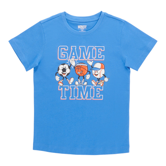 MONKEY BARS Toddler Boys' Cool Waves Printed Short Sleeve T-Shirt
