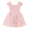 BELLA & BIRDIE Girls' Day Dreamer Smock Tiered Dress