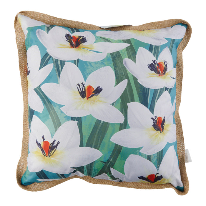 Outdoor Tropical Cushion, 22-in x 22-in.