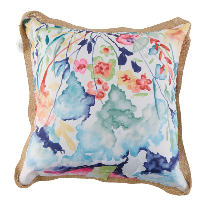 Outdoor Tropical Cushion, 22-in x 22-in.