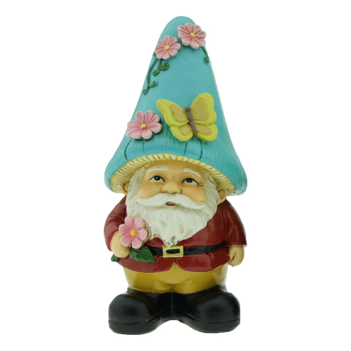 Statue de gnome en résine HomeStyles, 4 po x 8 po