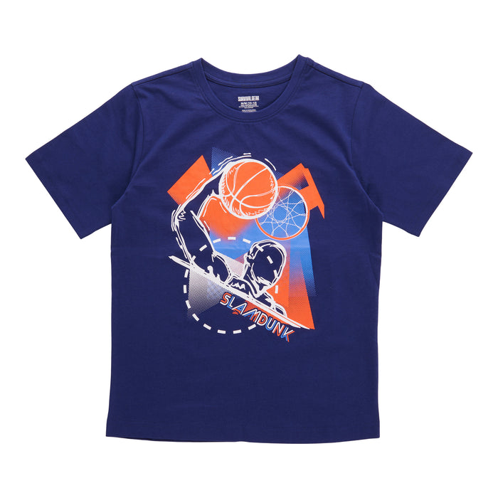 SURVIVAL GEAR Boys' Cool Waves Printed Short Sleeve T-Shirt