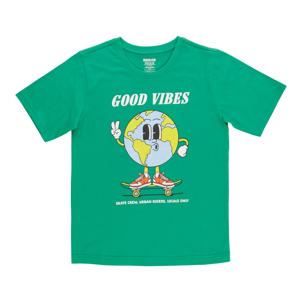 SURVIVAL GEAR Boys' Earth Day Printed Short Sleeve T-Shirt – Giant