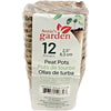 Annie's Garden Paper Peat Pots, 12 Pack