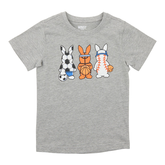 MONKEY BARS Toddler Boys' Novelty Printed Short Sleeve T-Shirt