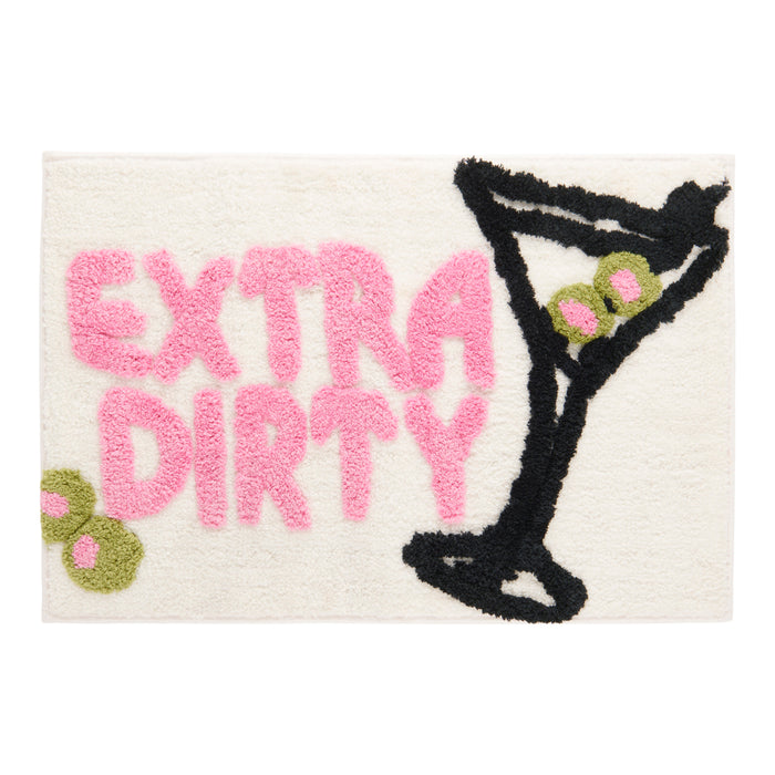 HomeStyles Printed Bath Mat, English, 20-in x 30-in.