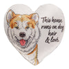 Coussin pour animaux de compagnie, anglais, 18 po x 18 po