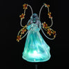 Lampe solaire en forme d’ange sur piquet HomeStyles, 4 po x 25 po