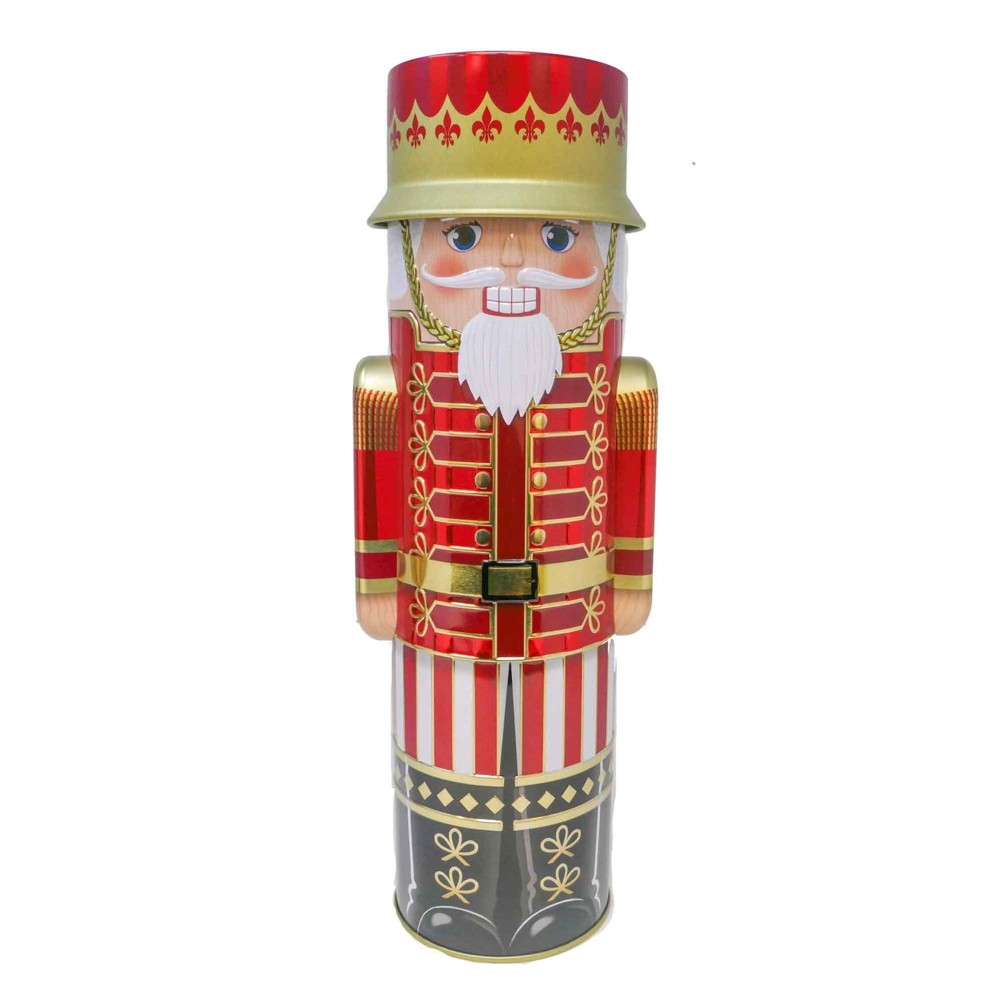 Boîte en métal rouge Casse-noisette des Fêtes, 350 g