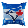 Coussin à motif des Blue Jays de Toronto de la MLB, 18 po x 18 po