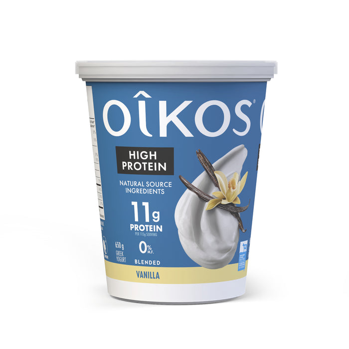 Oikos Yogourt Grec Vanille 0% M.G., 650 g