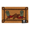 Paillasson en fibre de coco à motif western, 18 po x 30 po