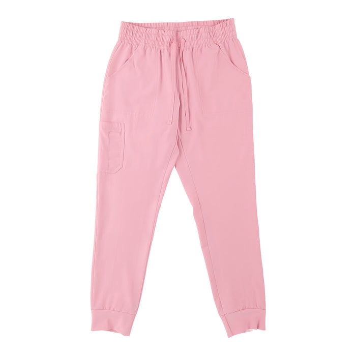 Options Women's Solid Slim Fit Scrub Joggers